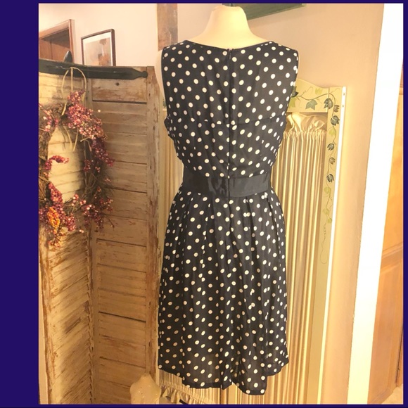 NWOT-SZ XL-TATIANA & NATOUCHI NAVY/WHITE DRESS - Picture 5 of 8